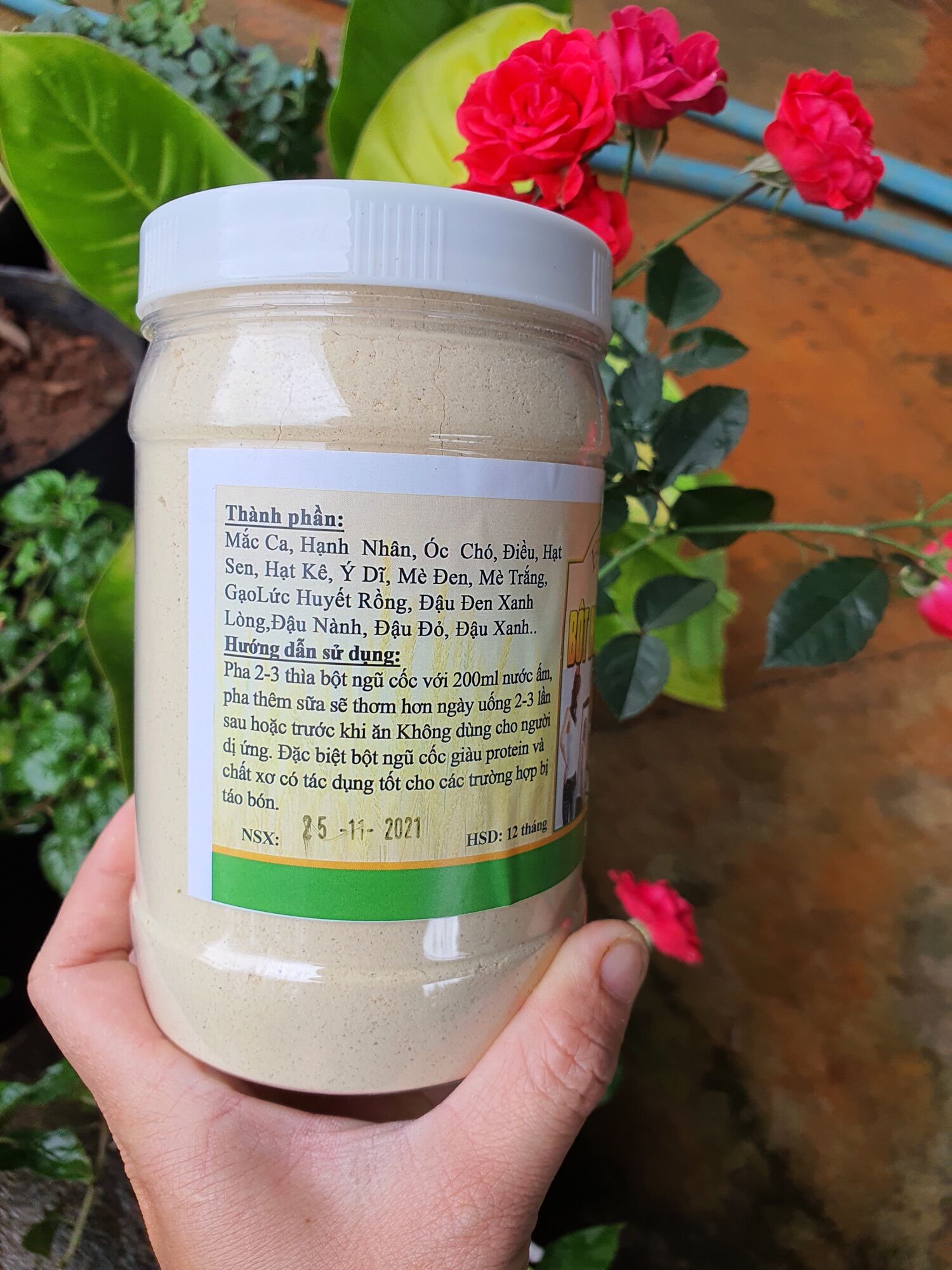 Bột ngũ cốc dinh dưỡng - 17 loại hạt - 500gr