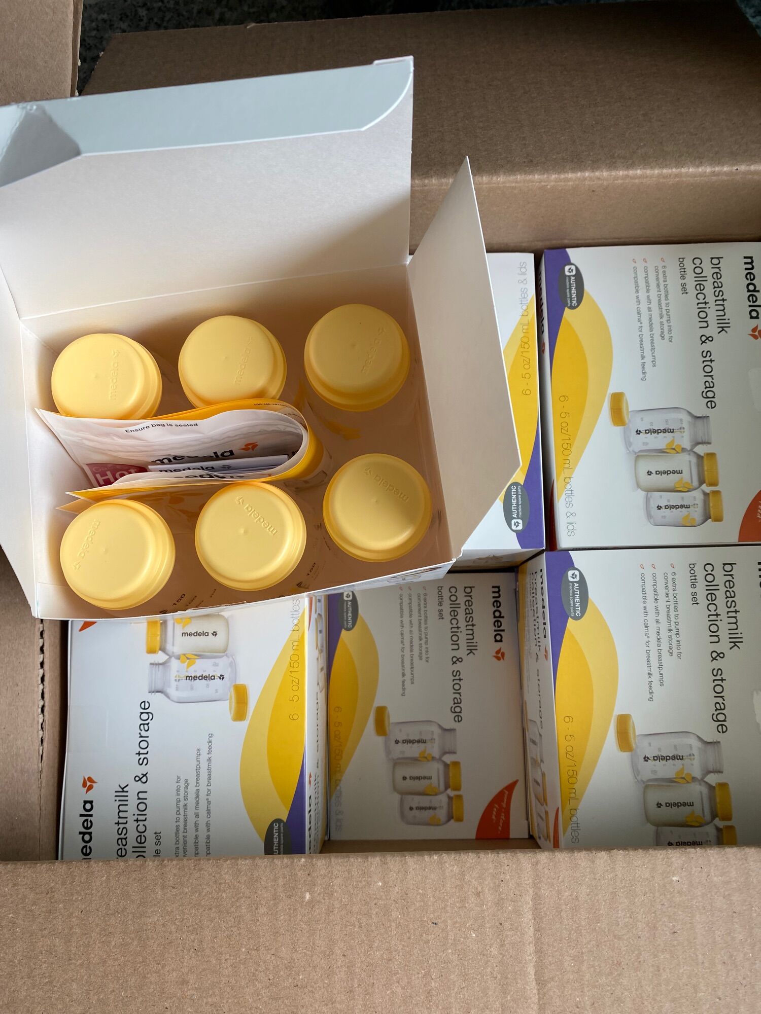 Set bình trữ sữa medela chính hãng - 6 bình 150ml