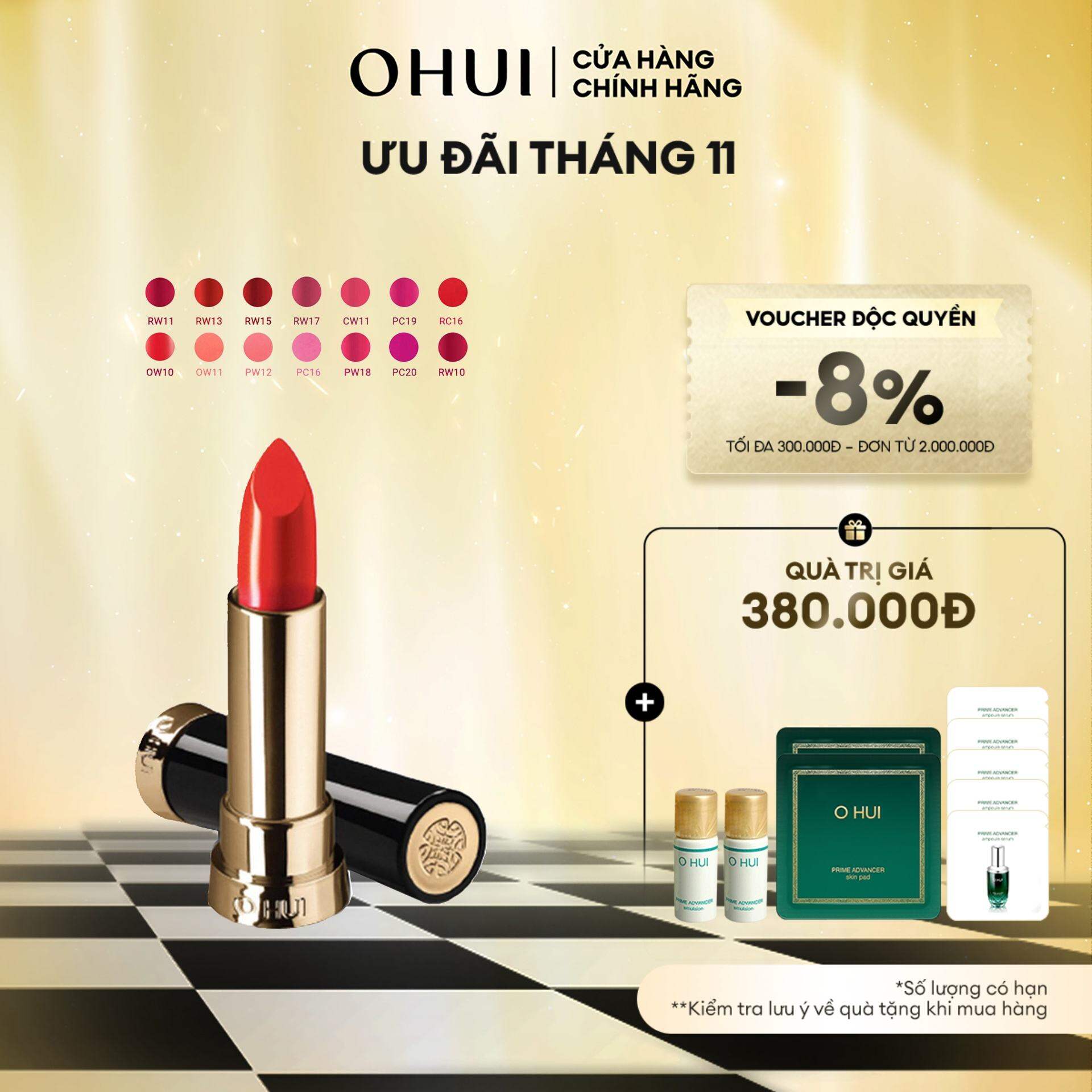 Son môi OHUI Rouge Real Lipstick 3.5g