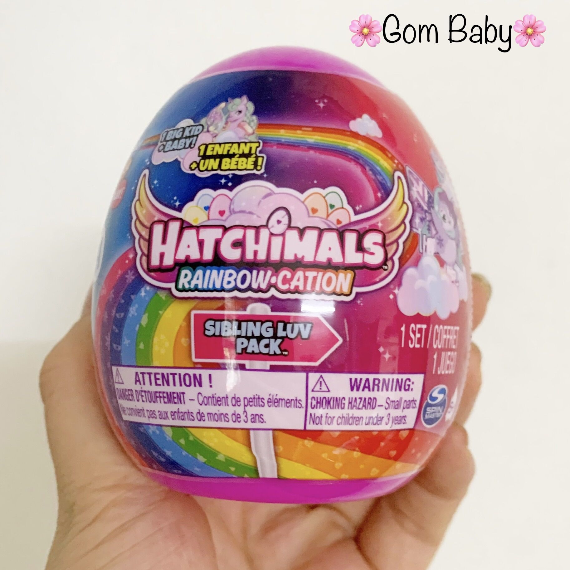 Trứng hatchimals Rainbow Cation Big Size