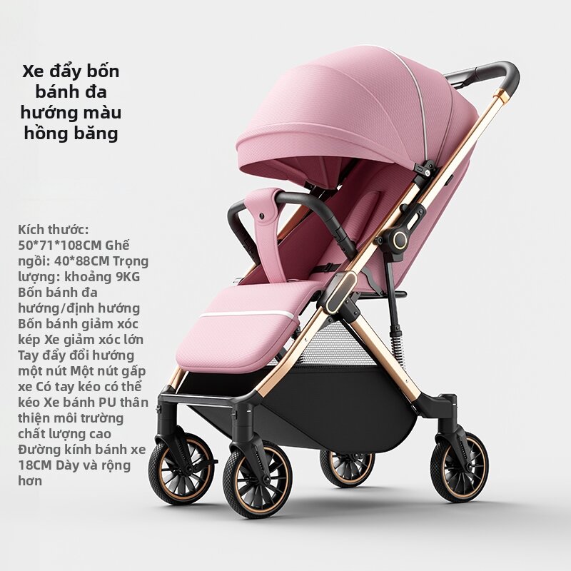 Reversible Lightweight Stroller Baby Carriage - 5