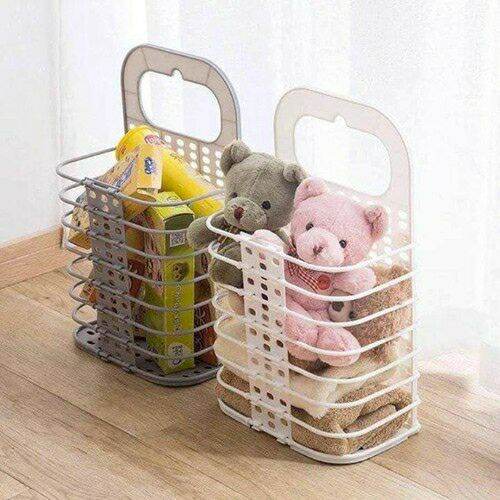Giỏ đựng đồ đa năng gấp gọn, treo tường