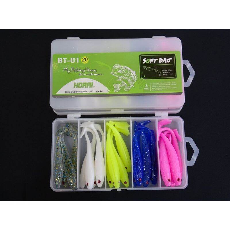 Mồi mềm horai hộp 20 loại to