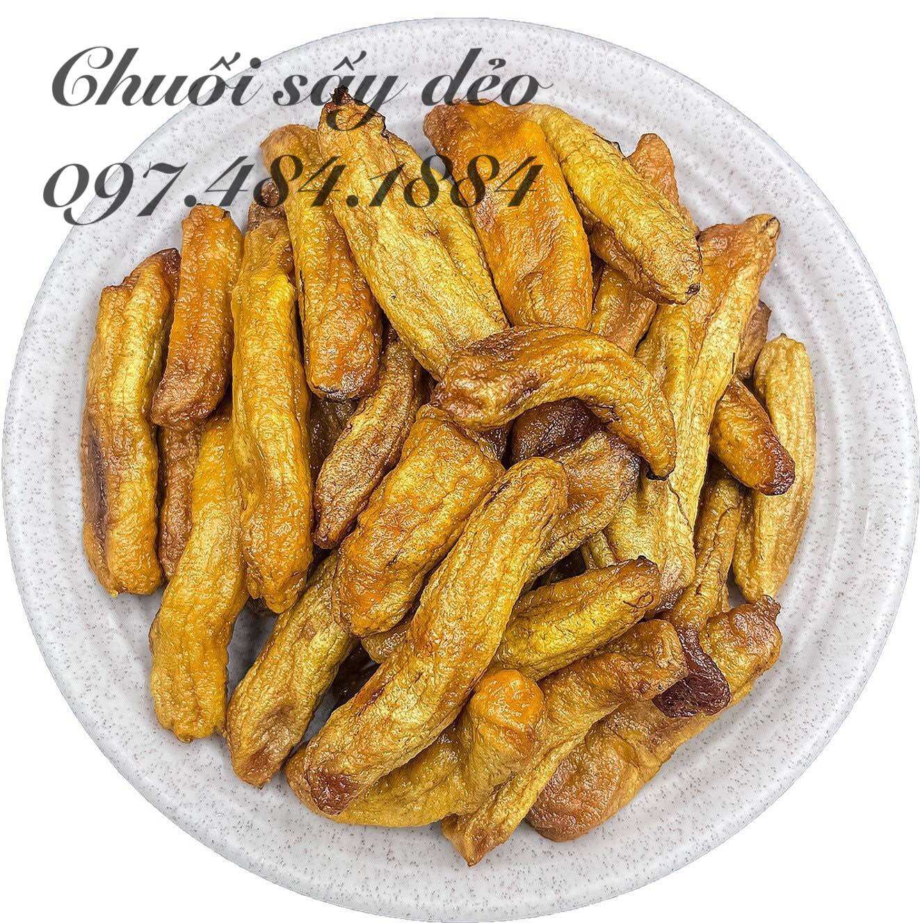 500g chuối trái sấy dẻo