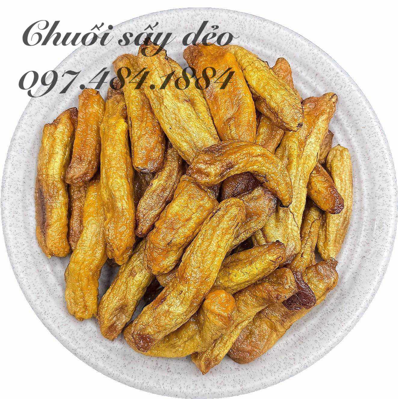 500g chuối trái sấy dẻo