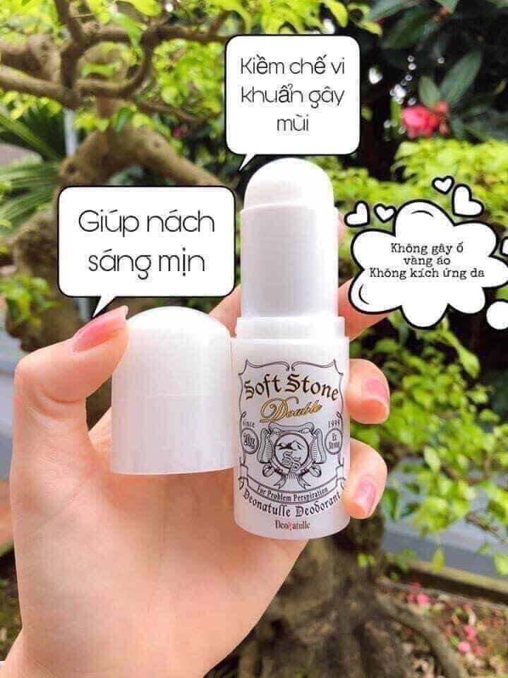Lăn Nách Đá Khoáng Soft Stone Nhật Bản