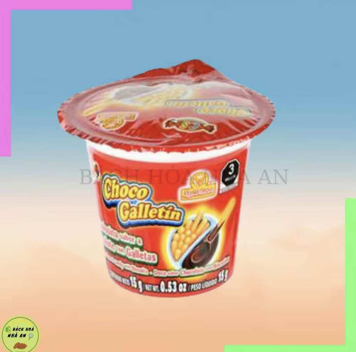 Bánh que chấm Socola Galletin 150gram | Lốc 10 hủ |