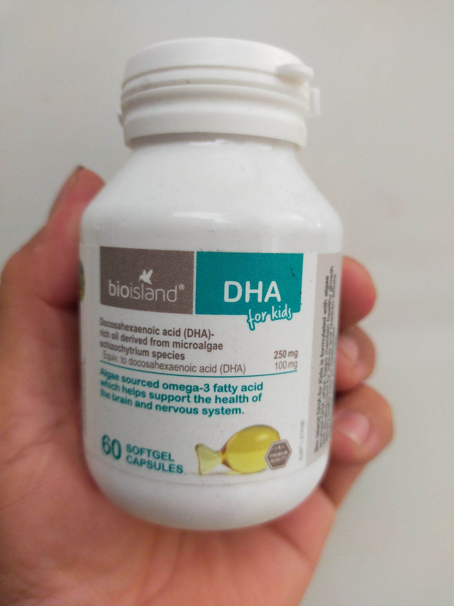 Viên uống bổ sung dha cho bé bio island dha kid úc