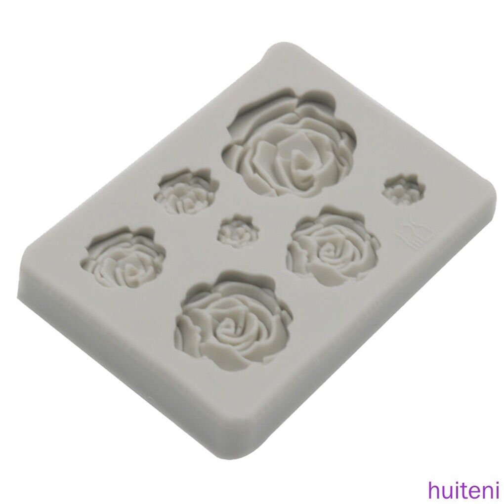 Khuôn silicon hoa hồng lớn