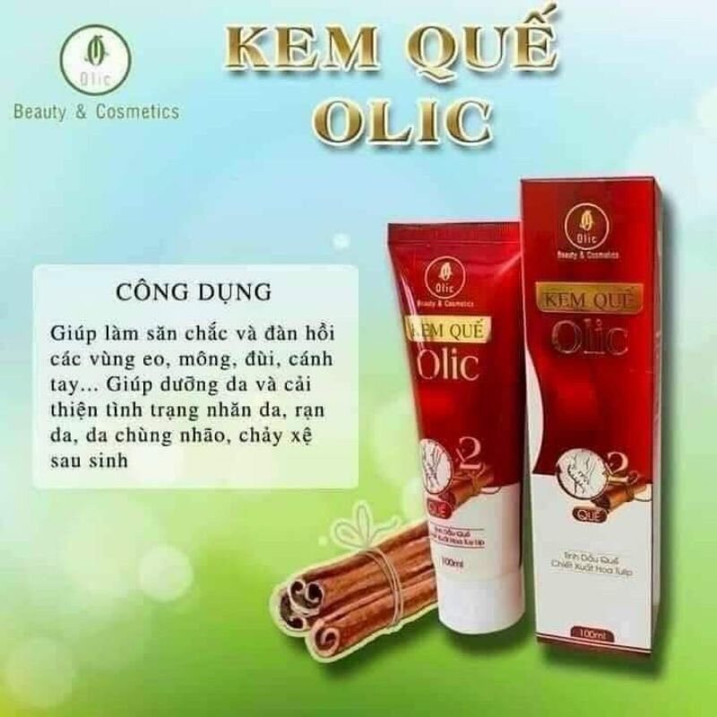 Kem quế olic tan mỡ chính hãng