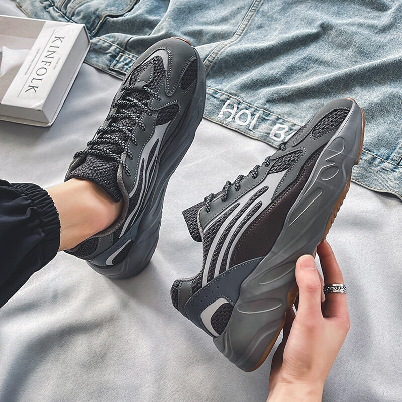 Giày Nam 700 Dừa Mùa Thu Giày Chunky Sneaker Độn Cao Nam Sành Điệu Dễ Phối Chạy Bộ Thường Ngày Thể Thao Mẫu Mới 2023