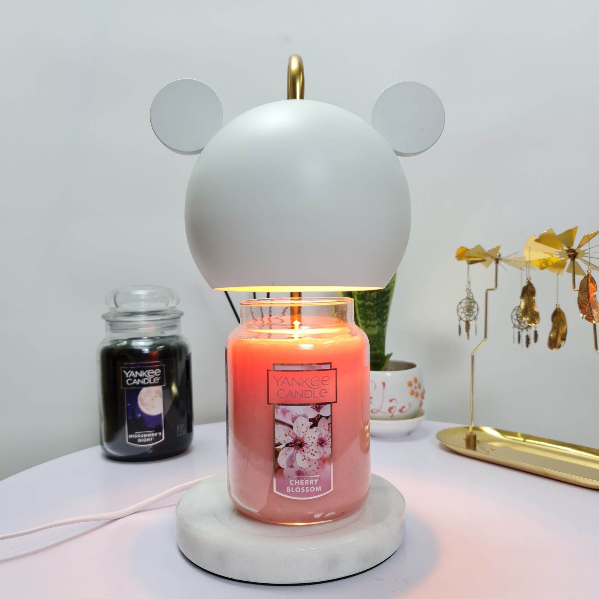 Đèn đốt nến thơm Mickey - Chỉnh độ sáng to nhỏ