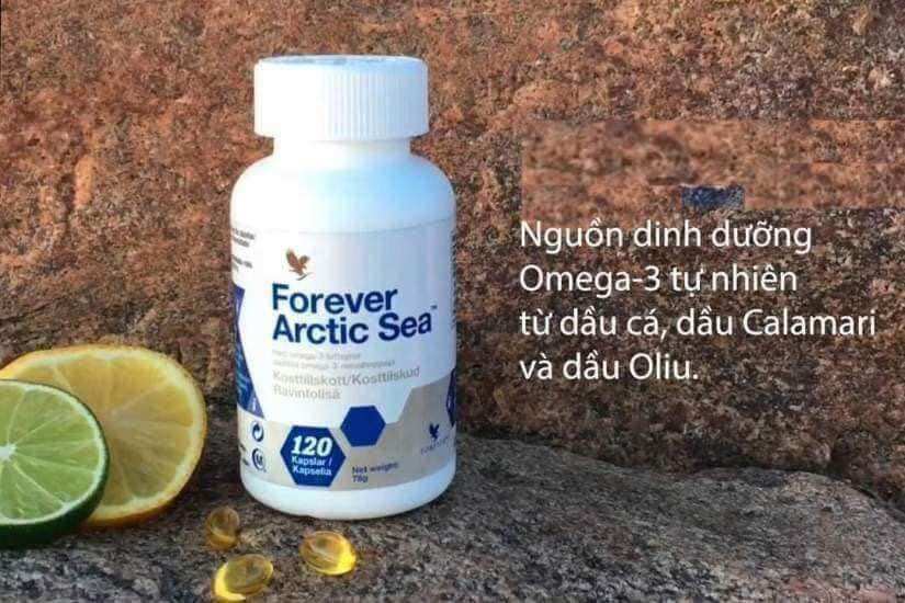 Viên dầu cá từ đại dương 376 flp - forever arctic sea