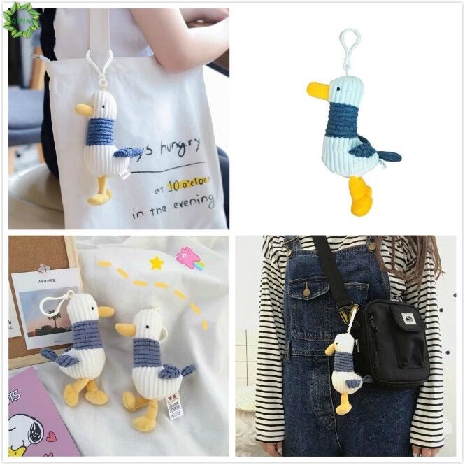 Móc Khoá Vịt Nhồi Bông Đáng Yêu