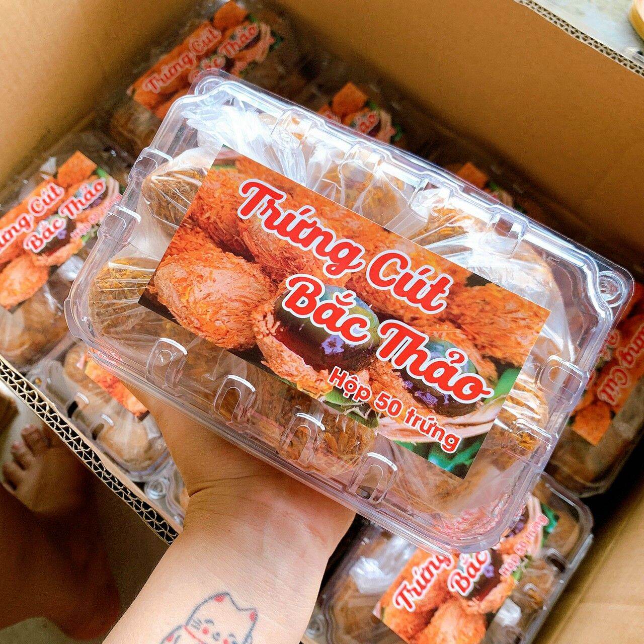 Trứng cút bắc thảo hộp 50 trứng