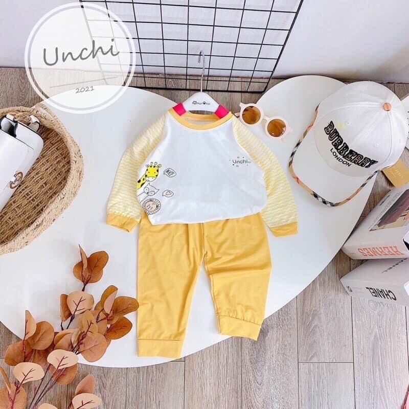 Bộ unchi dài tay cho bé từ 3-24m