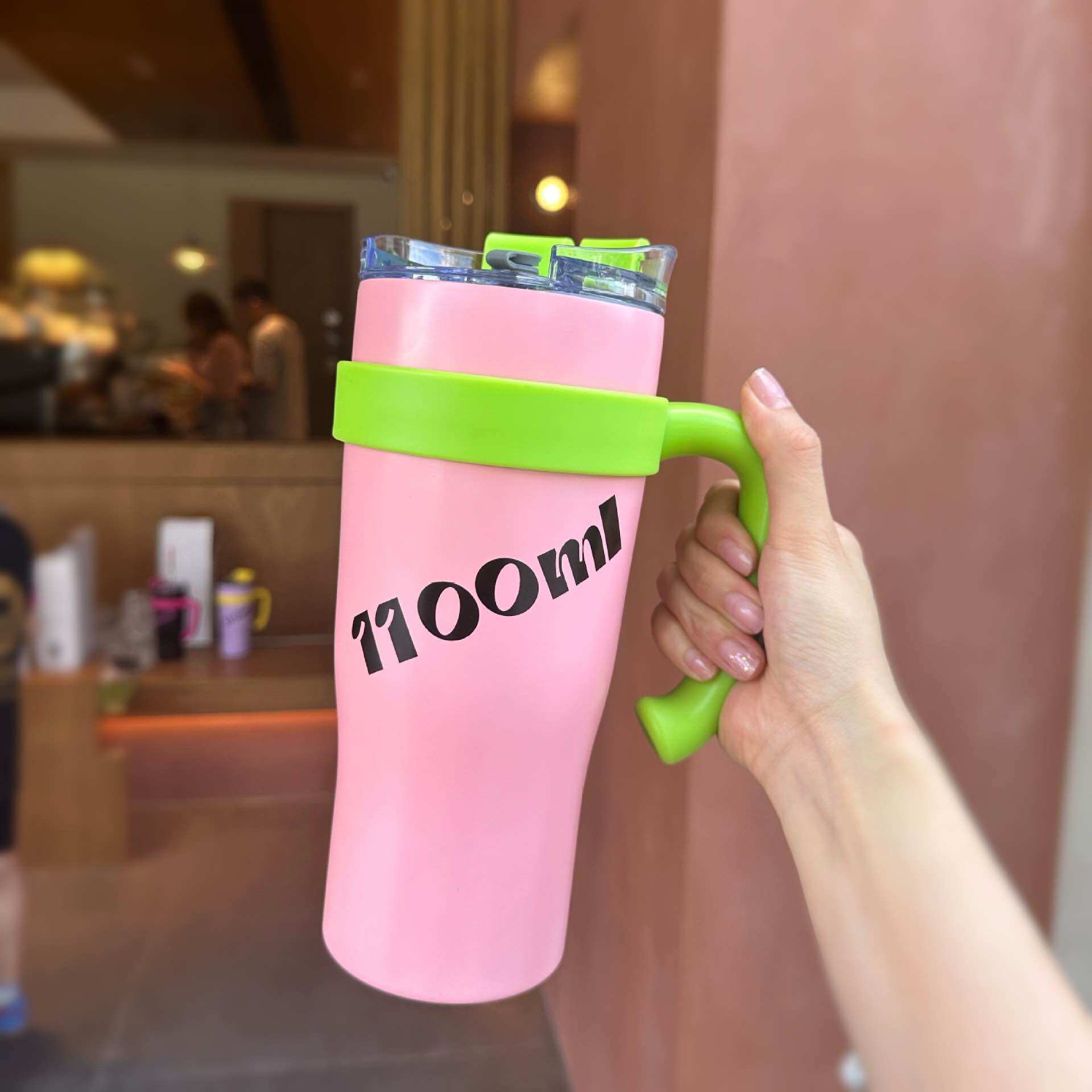 [HCM] Ly Giữ Nhiệt Botexs 1100ML + ống hút + ticker Nỗi