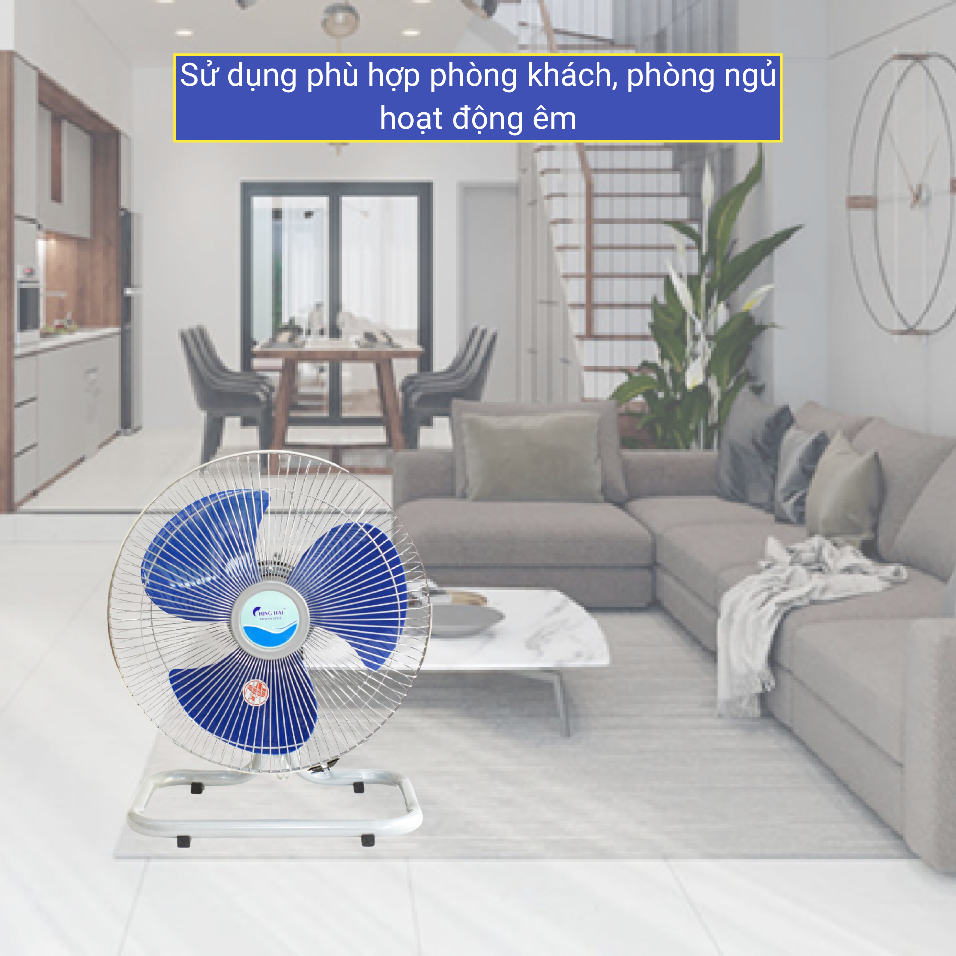 Quạt sàn chân quỳ ChingHai FF802