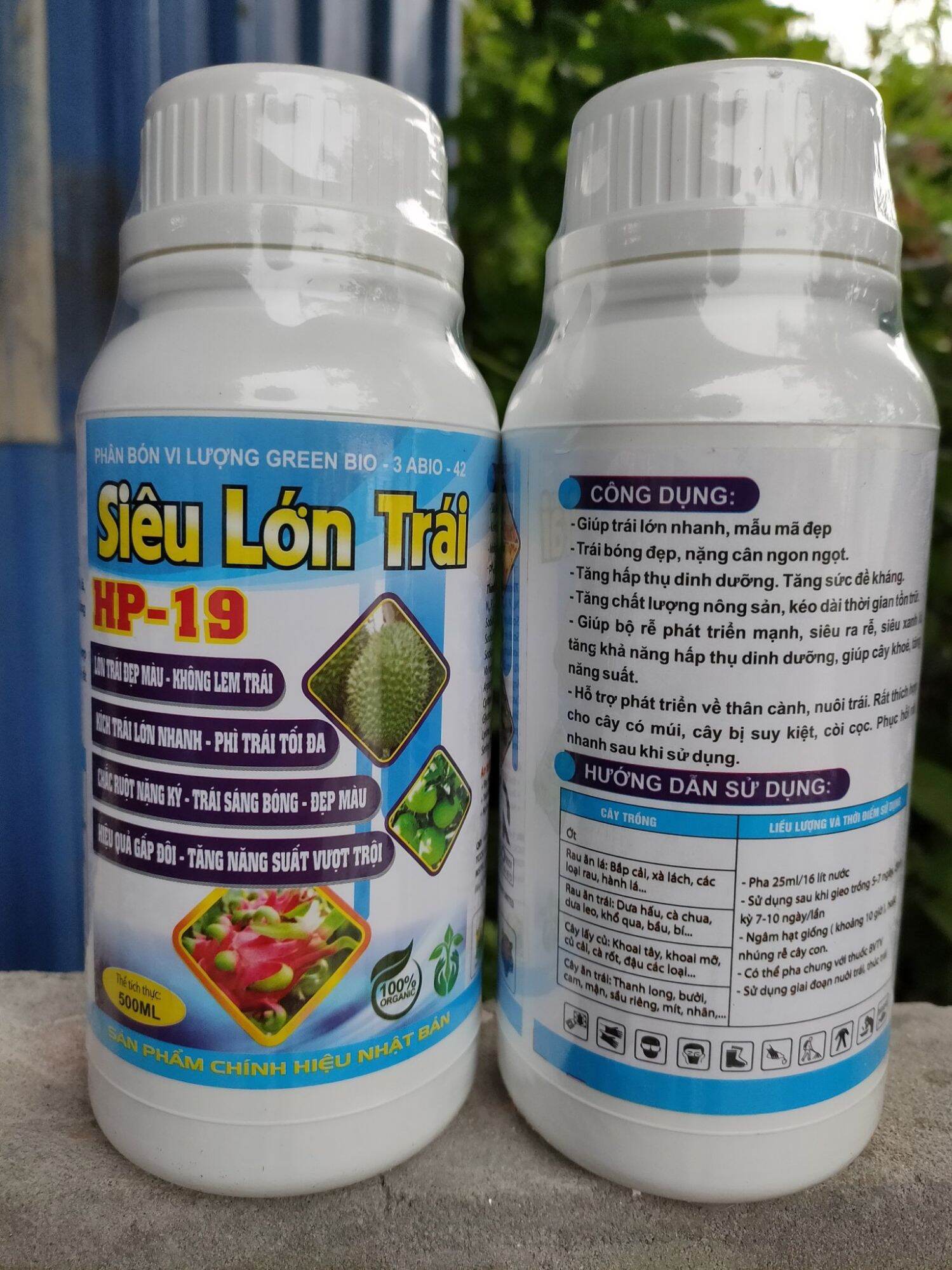 Siêu Lớn Trái Giúp trái lớn nhanh, mẫu mã đẹp,bóng đẹp,nặng cân, ngon ngọt, giúp bộ rễ phát triển mạnh