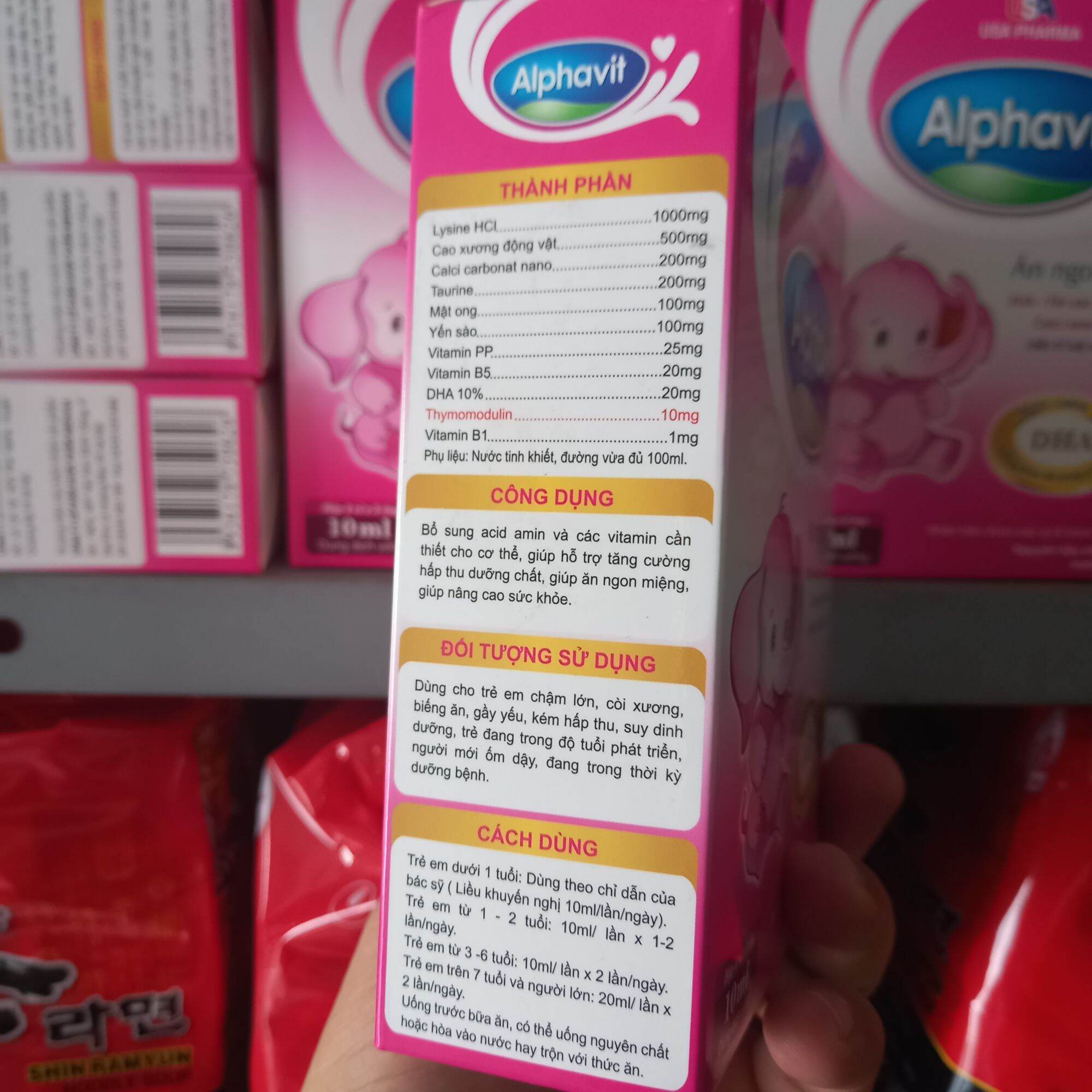 Siro Alphavit giúp ĂN NGON NGỦ TỐT