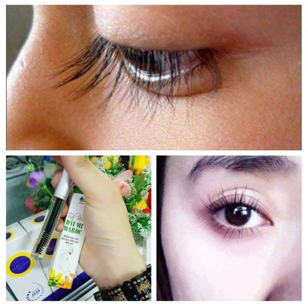 Tinh dầu Kích thích Mọc Lông mi, Dài mi, Dày mi và rậm lông mày