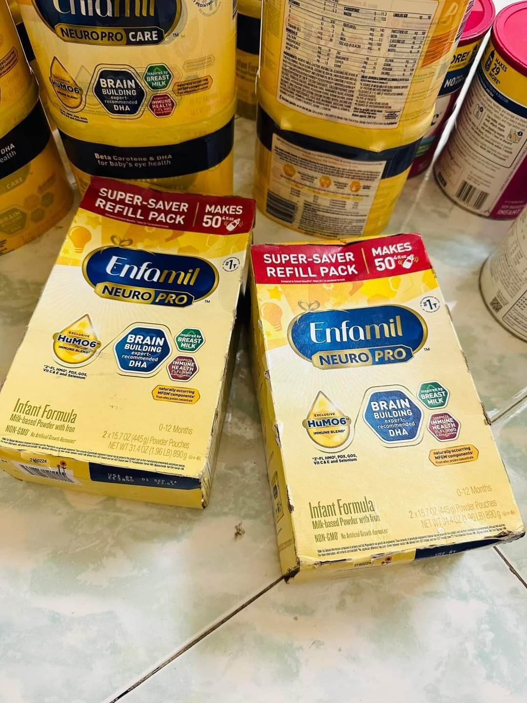 Sữa enfamil neupro giấy size 890g và 1.03kg date 2025