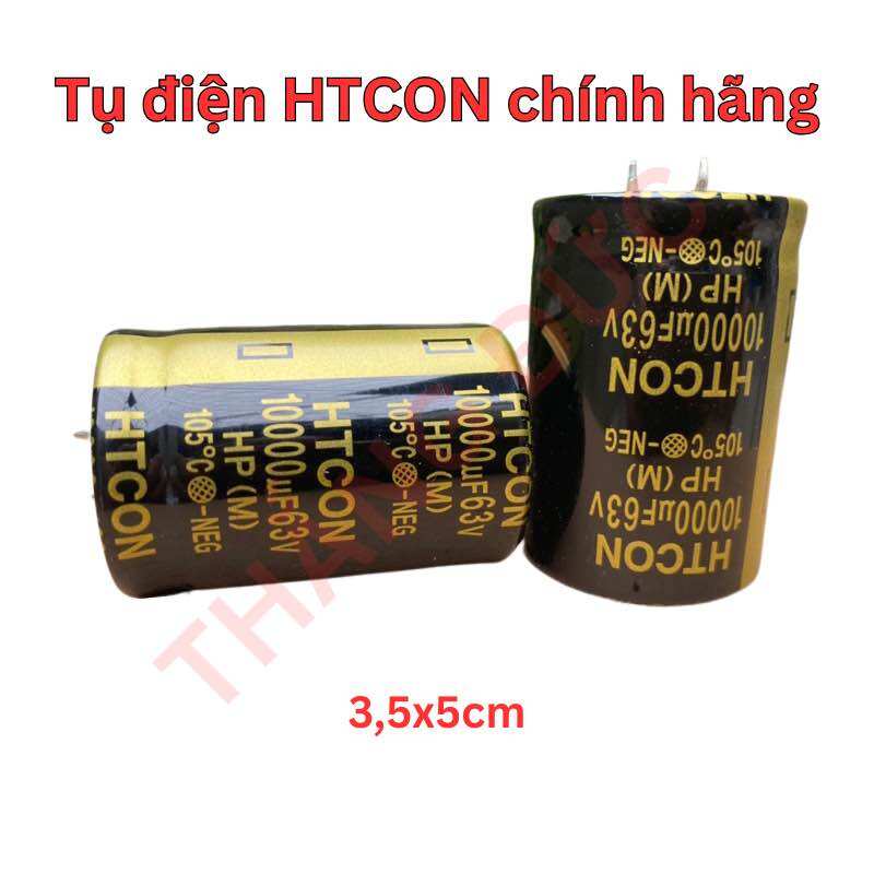 Tụ 63v 10000uf chính hãng HTCON , cao cấp AUDIO