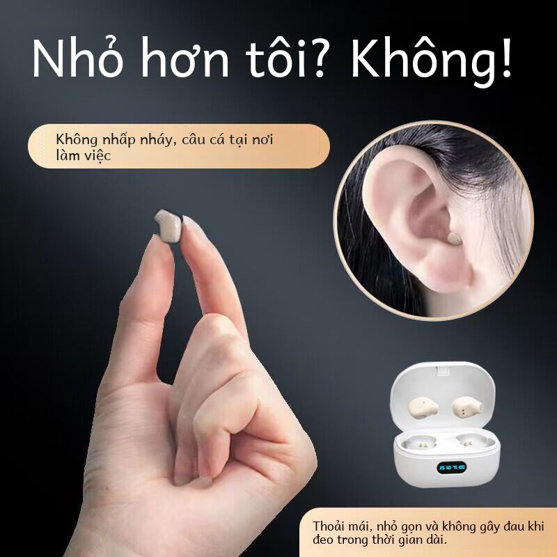 Tai Nghe Bluetooth Không Dây Mini Siêu Nhỏ Chất Lượng Âm Thanh Siêu Tốt Giảm Tiếng Ồn Khi Ngủ Thời Lượng Pin Siêu Dài C3