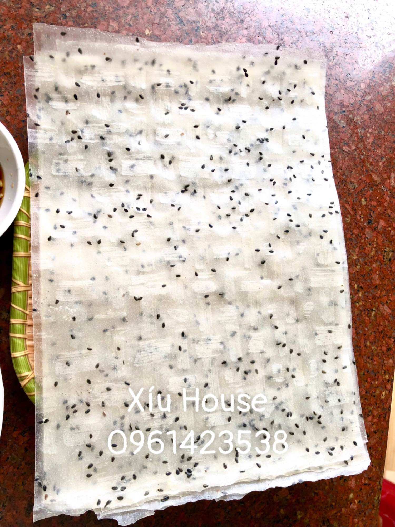 1kg Bánh Tráng Cuốn Mè Đen Phan Rang
