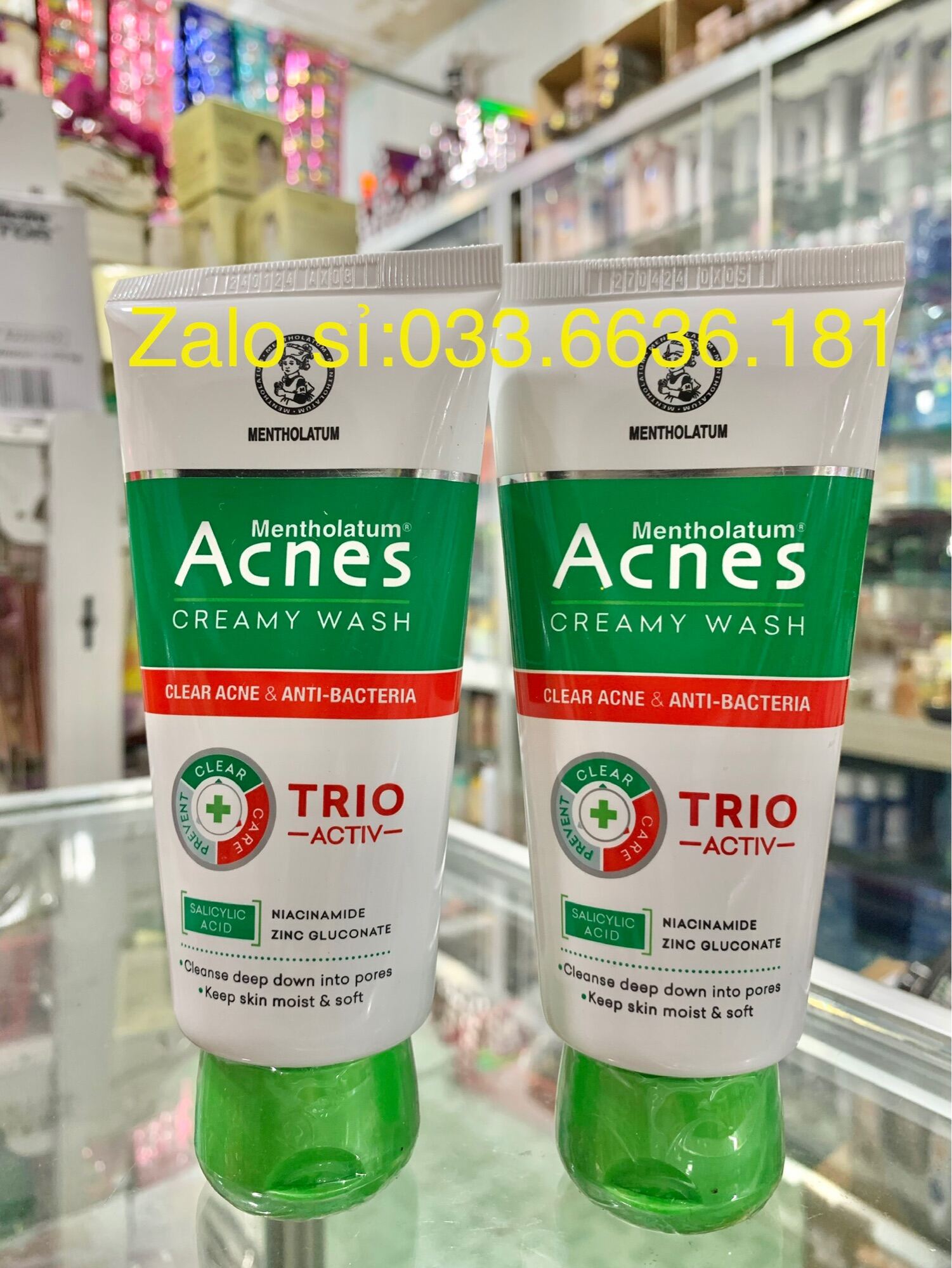 Sữa rửa mặt Acnes sạch mụn,ngăn ngừa mụn và sáng da chào 100g