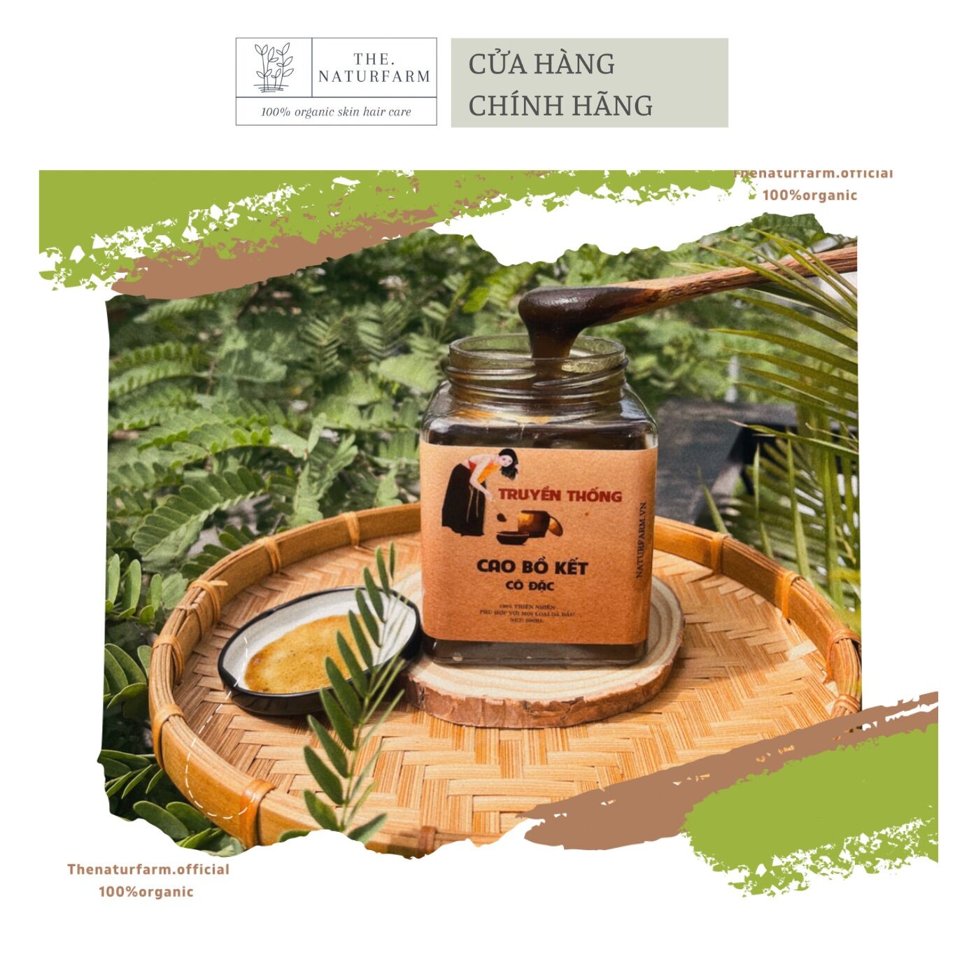 Cao gội bồ kết cô đặc, cao gội đầu truyền thống naturfarm