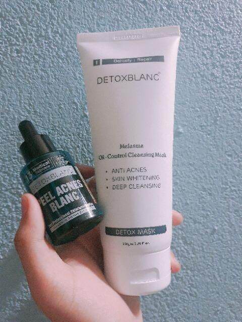 MẶT NẠ THẢI ĐỘC TRẮNG DA DETOX BLANC (cam kết CHÍNH HÃNG)