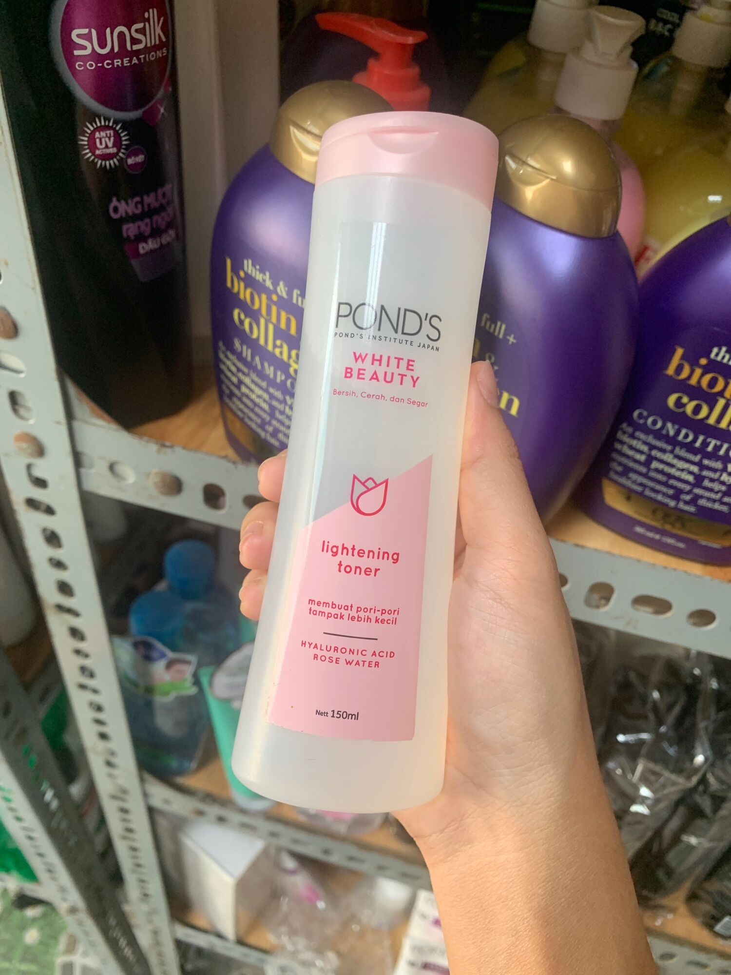 Nước hoa hồng ponds 150ml làm sáng da