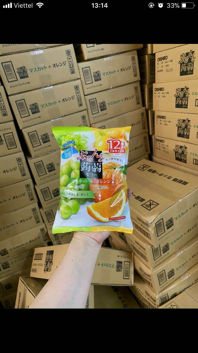 Thạch trái cây Orihiro Nhật Bản