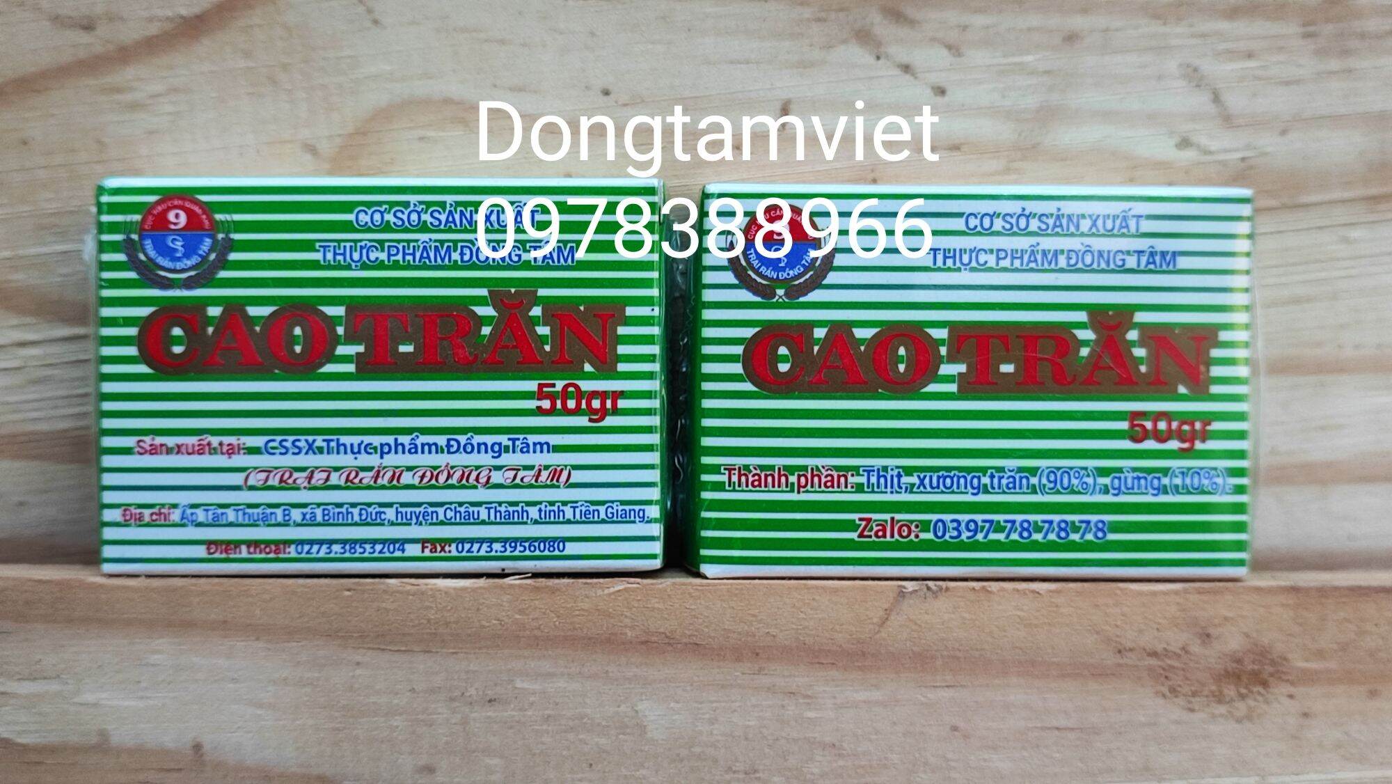 CAO TRĂN ĐONGTAM (hộp 50gr- date 07/2026)