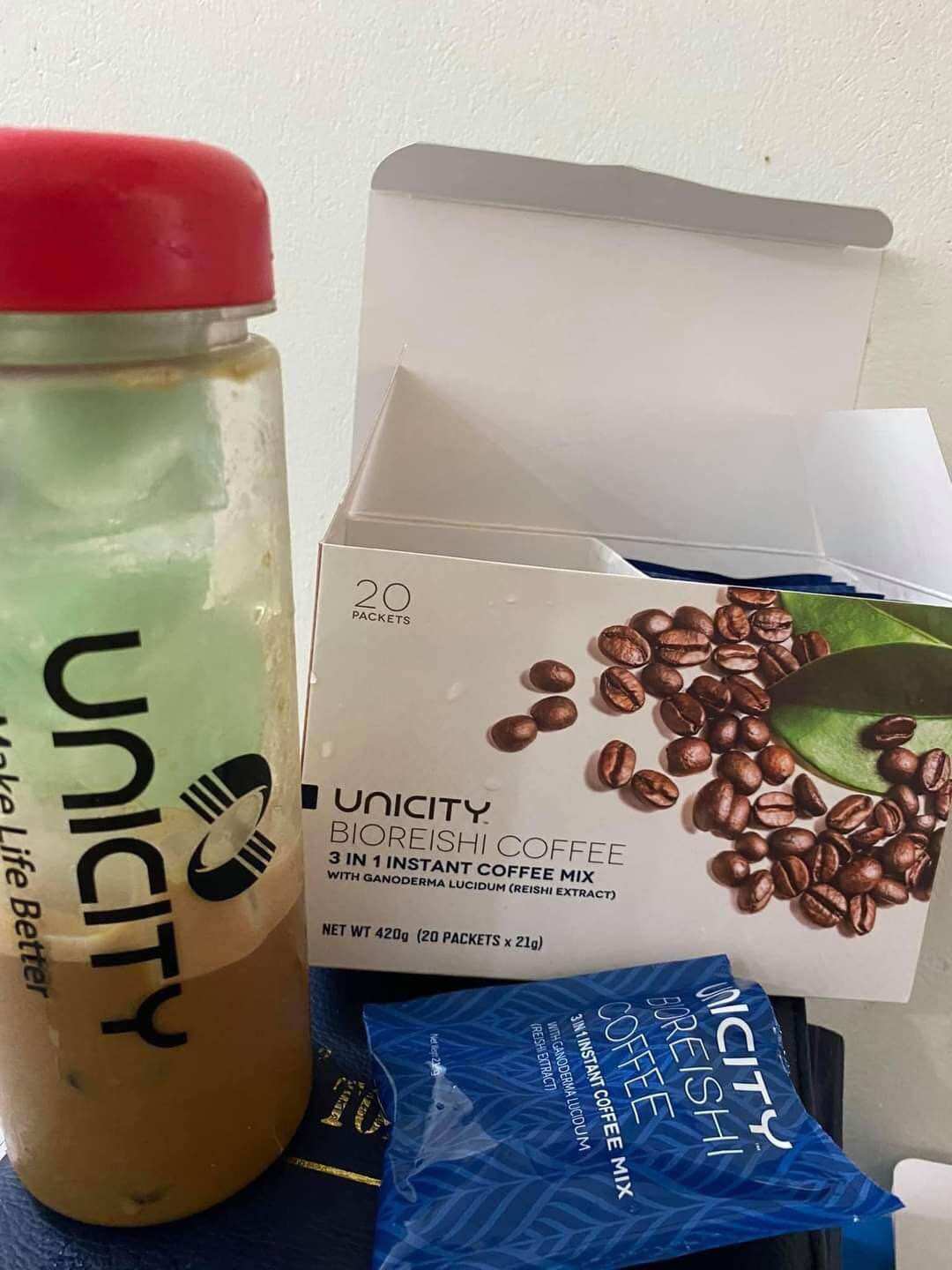 Cafe linh chi có đường 20 gói/hộp