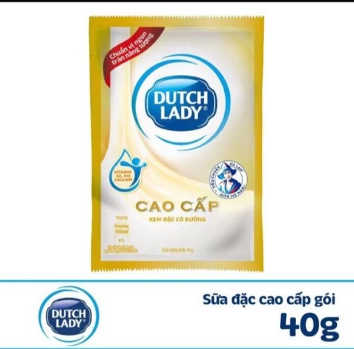 Sữa đặc cao cấp Dutch Lady Cô gái Hà Lan - gói 40ml