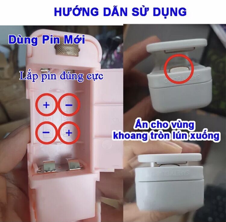 MÁY HÀN MIỆNG TÚI MINI ÉP VỈ,Dụng cụ Hàn miệng túi mini
