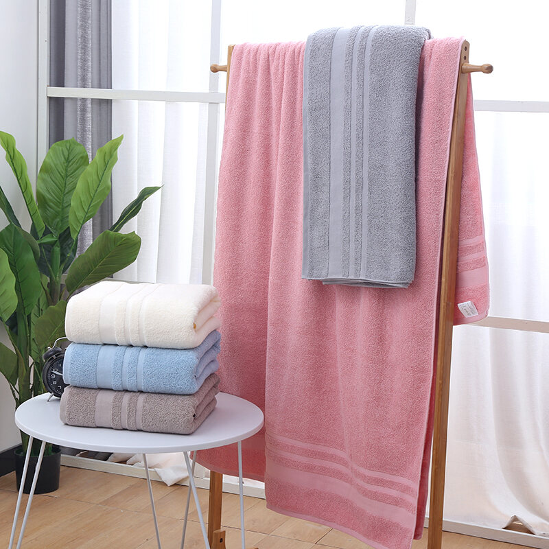 Khăn Tắm Cỡ Lớn Dày Người Lớn Nam Nữ Gia Dụng Cotton Thấm Nước 90X Cm