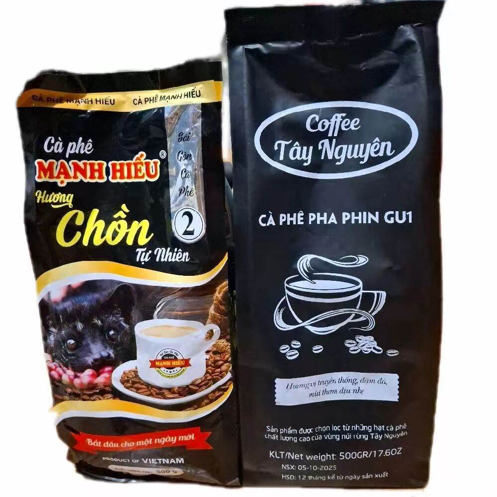 Strong Film-Style Coffee Combo Number 2 Mixed with Tay Nguyen Coffee Gu 1, Rich and Delicious Flavor