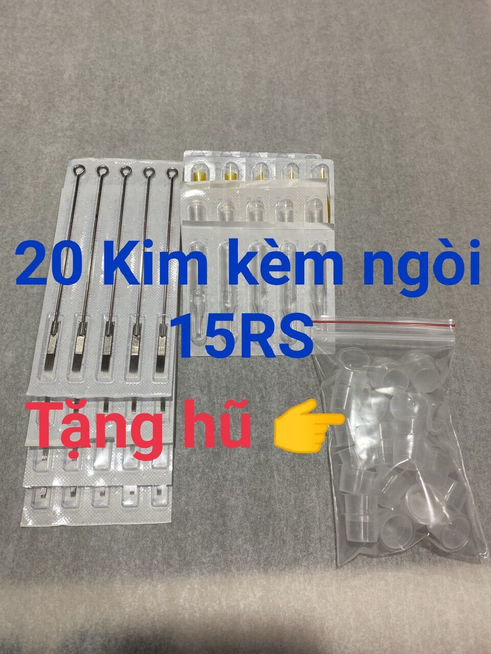 🎁 kim xăm và ngòi 20 cái 15rs tròn đánh bóng🎁