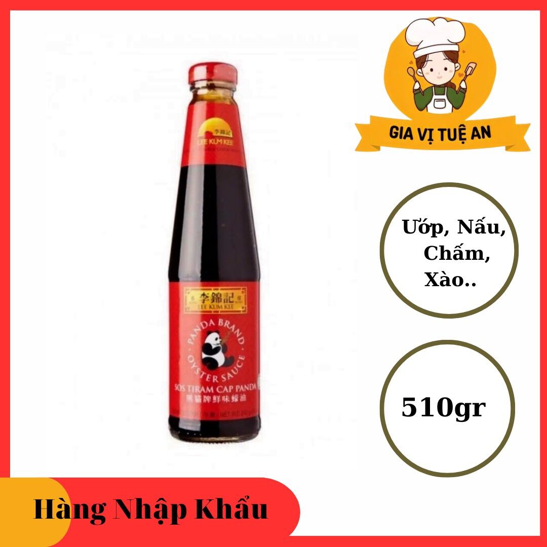 Dầu hào gấu trúc lee kum kee chai 510g - hào gấu