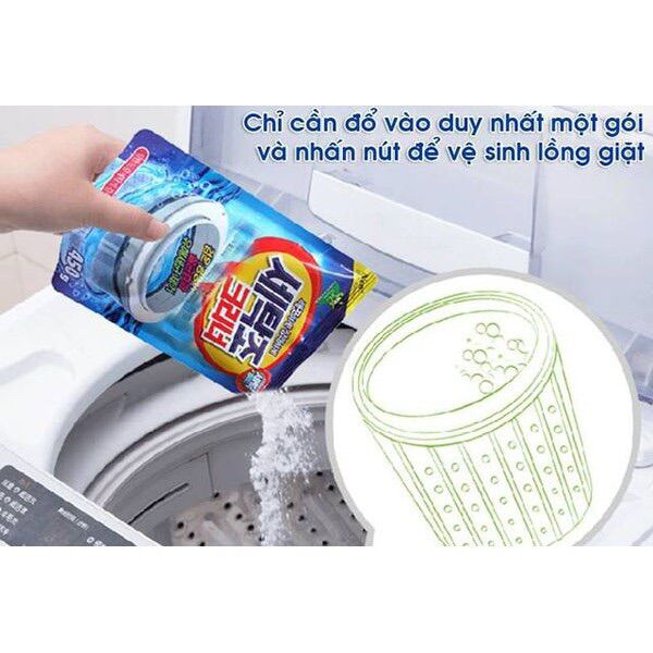 Bột tẩy lòng máy giặt