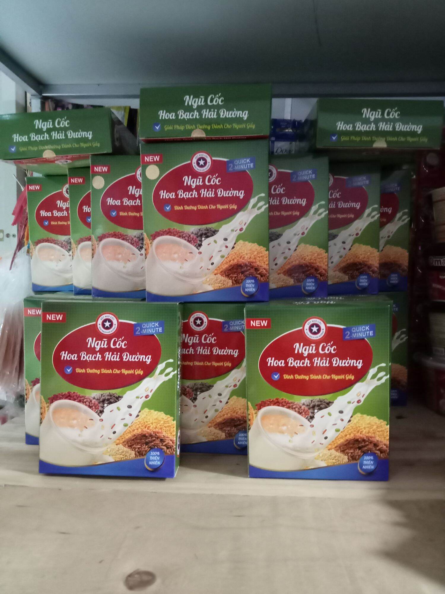 7 HỘP NGŨ CỐC HOA BẠCH HẢI ĐƯỜNG 500GR