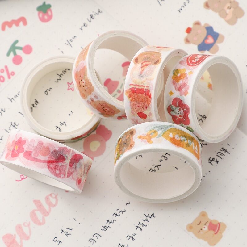 Combo 5-10 cuộn washi tape dễ thương