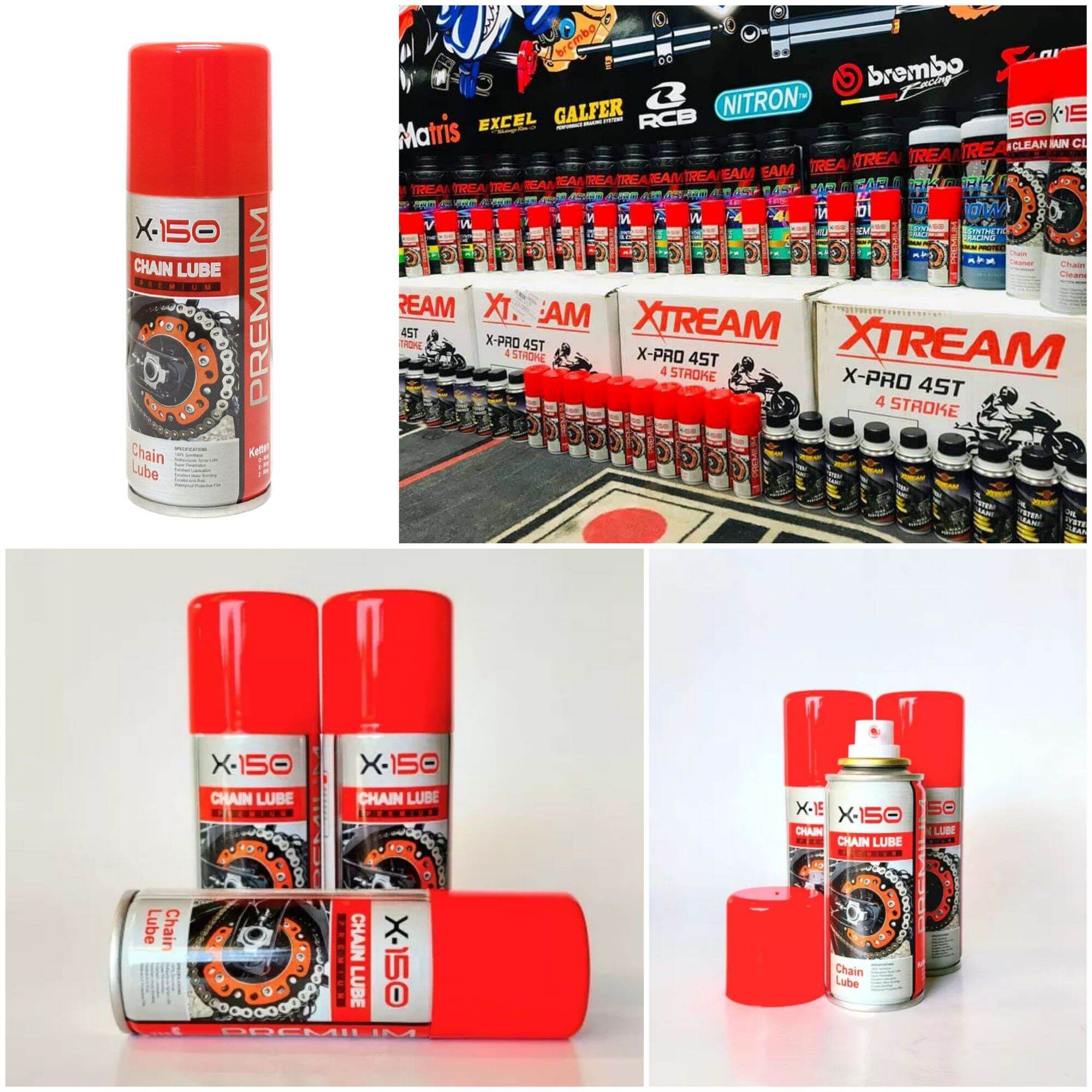 Chai xịt dưỡng sên xe máy xtream x150 mini 100ml