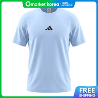 adidas | Áo thun tay ngắn Adidas Essential SL Single Jersey cotton màu xanh dương JF1101