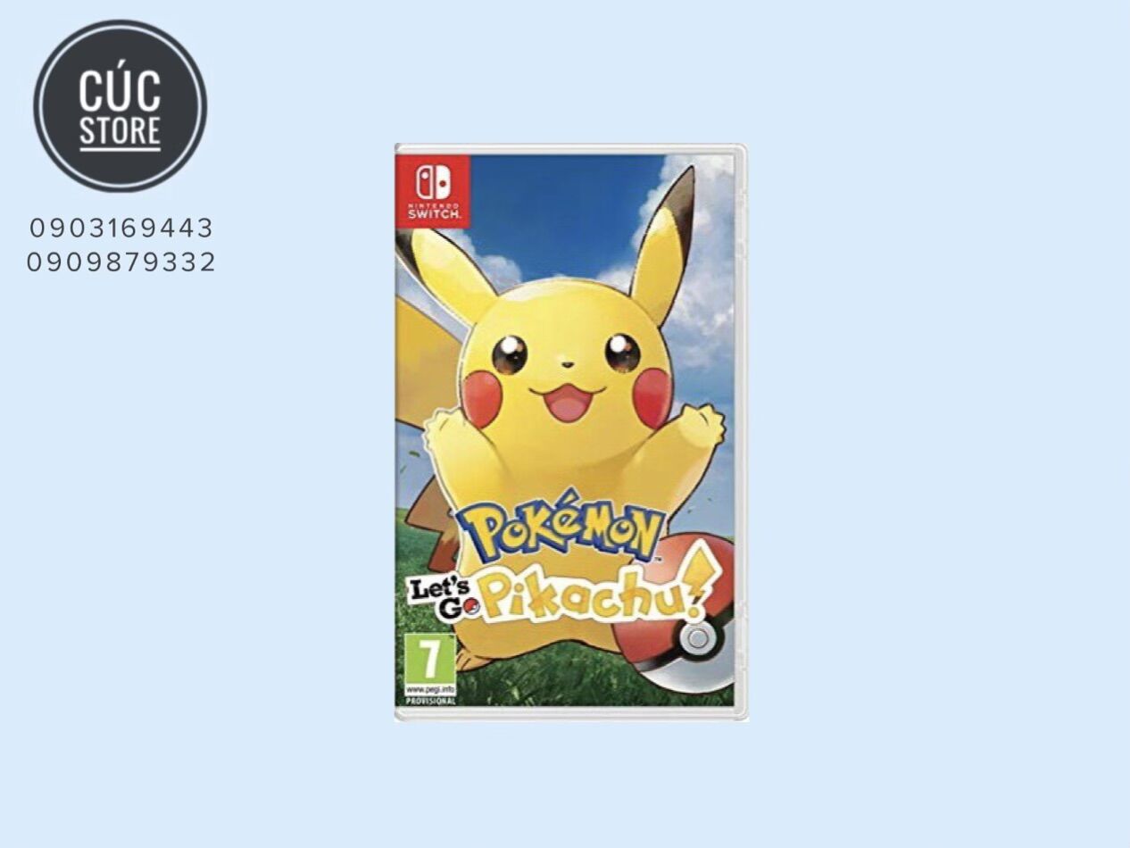 Băng chơi game Nintendo Switch : Pokemon Let's Go, Pikachu / Let’s Go Eevee