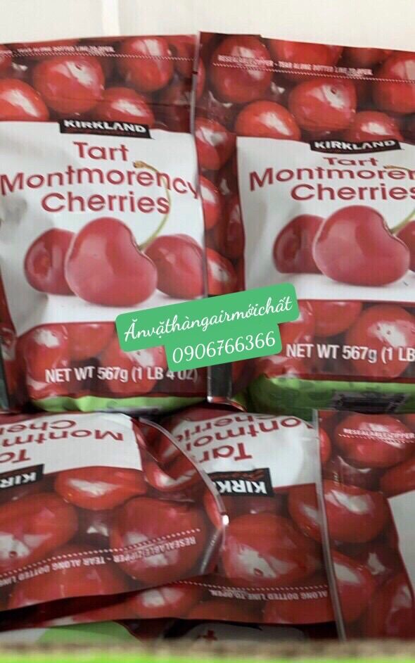 Cherry Sấy Khô Kirkland Signature Mỹ Gói 567 Gram