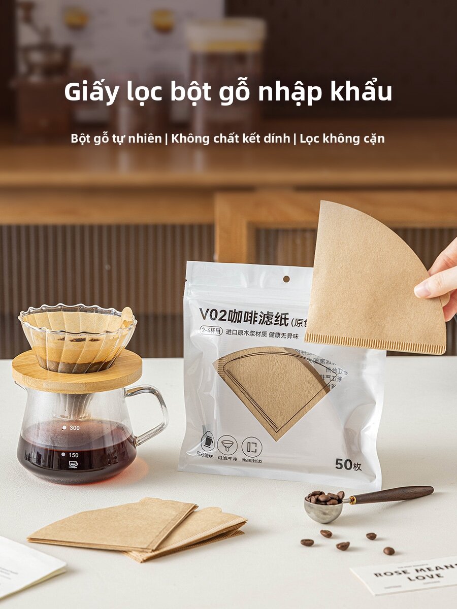 MEIDI | Giấy Lọc Cà Phê Drip V60 Tương Thích